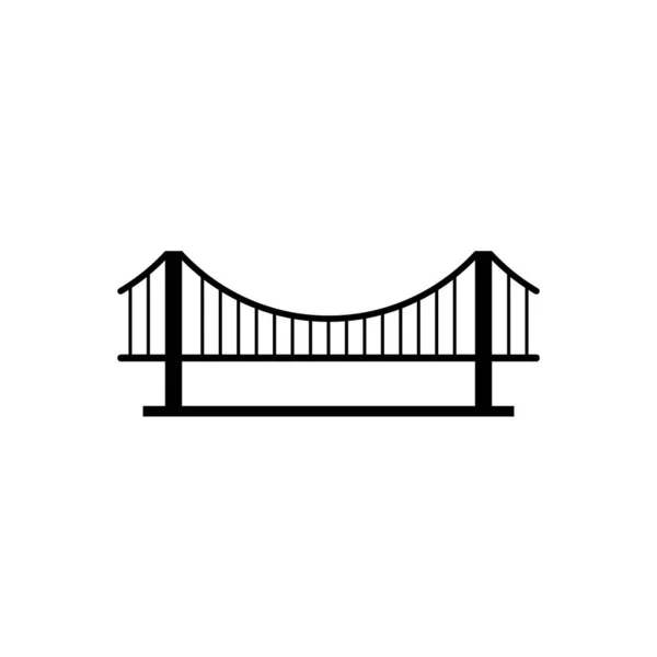 Illustration Vectorielle Icône Pont Logo Design — Image vectorielle