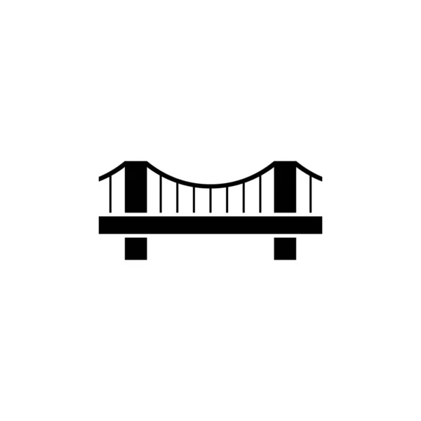 Illustration Vectorielle Icône Pont Logo Design — Image vectorielle