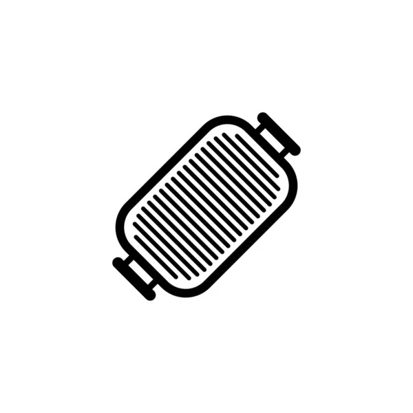 Barbecue Grill Icon Vector Illustration Logo Design — Stock Vector