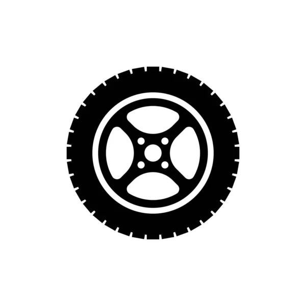 Tire Icon Vector Illustration Logo Design — Stock Vector