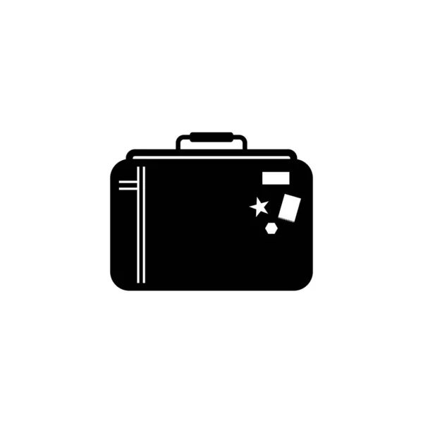Koffer Symbol Vektor Illustration Logo Design — Stockvektor