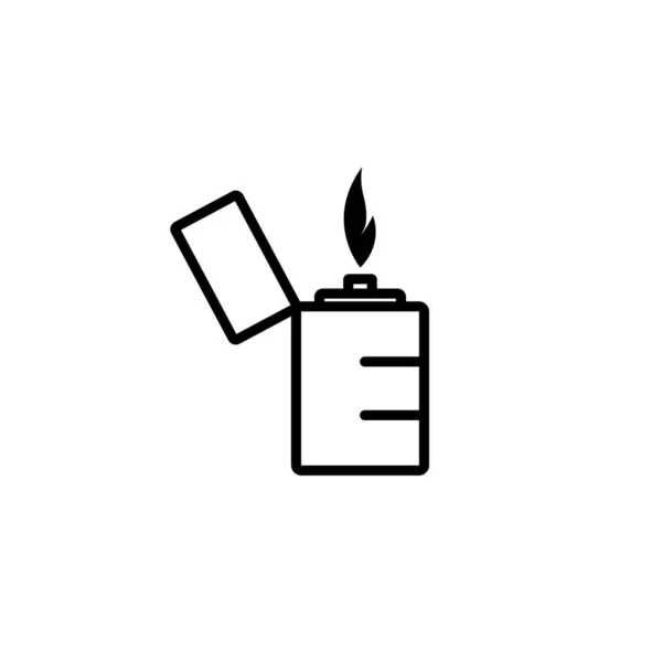 Lighter Icon Vector Illustration Logo Design — Stock Vector
