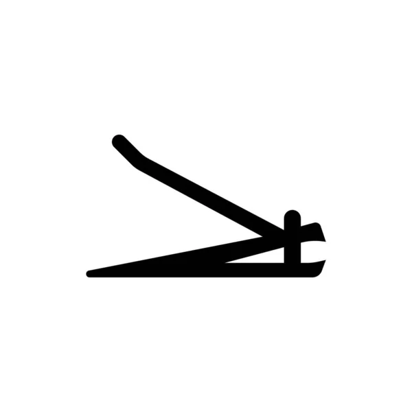 Cortadores Unhas Ícone Vetor Ilustração Logotipo Design — Vetor de Stock