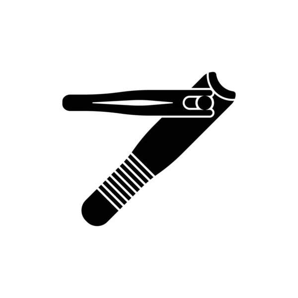 Tırnak Kırpıcı Simgesi Vektör Illüstrasyon Logosu Tasarımı — Stok Vektör