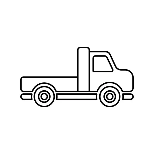 Caminhão Ícone Vetor Ilustração Logotipo Design — Vetor de Stock