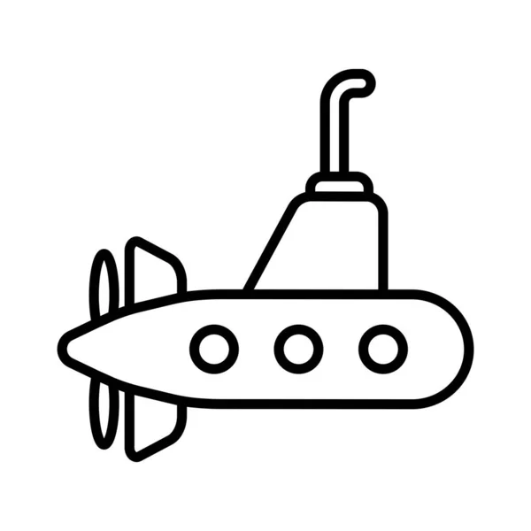 Návrh Loga Vektorového Ilustrace Ponorky — Stockový vektor