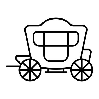 carriage icon vector illustration logo design