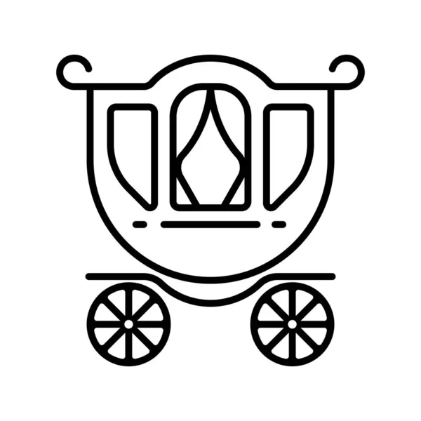 Carriage Icon Vector Illustration Logo Design — Image vectorielle