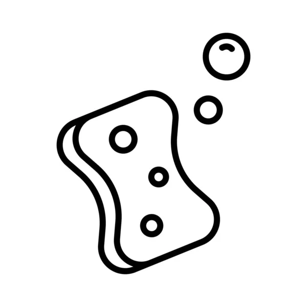 Дизайн Логотипа Векторной Иллюстрации Губки — стоковый вектор