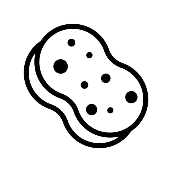 Σφουγγάρι Εικονίδιο Διανυσματική Σχεδίαση — Διανυσματικό Αρχείο