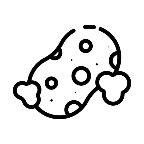Sienen Ikoni Vektori Kuva Logo Suunnittelu — vektorikuva