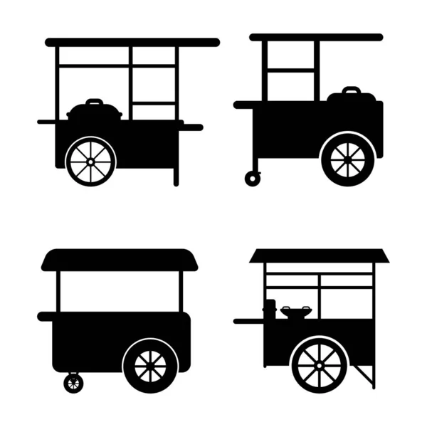 Cart Icon Vector Illustratie Logo Ontwerp — Stockvector