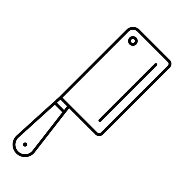 Butcher Knife Icon Vector Illustration Logo Design — Stock Vector