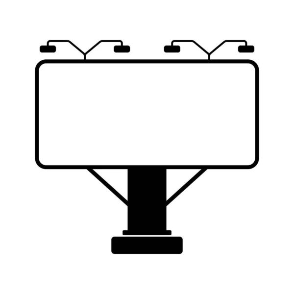 Дизайн Логотипа Векторной Иллюстрации Рекламного Щита — стоковый вектор