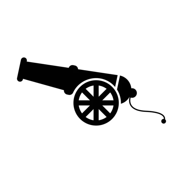 Kanone Symbol Vektor Illustration Logo Design — Stockvektor