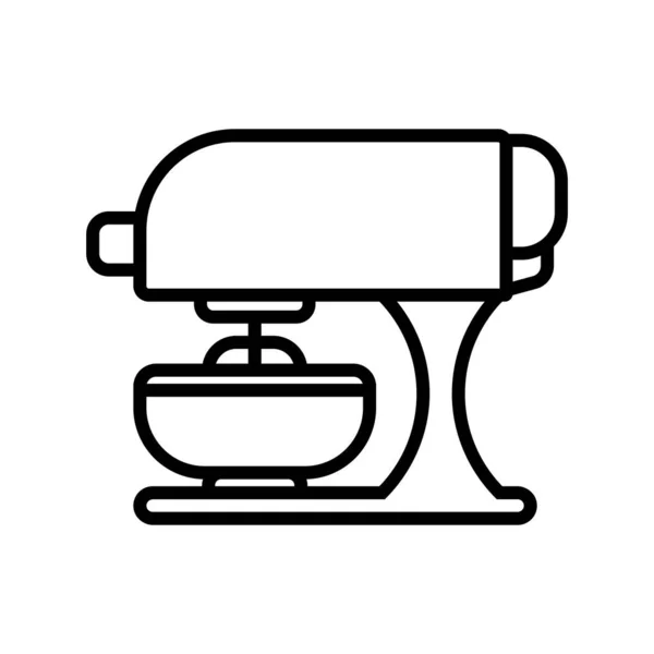 Дизайн Логотипа Миксера Иконкой — стоковый вектор