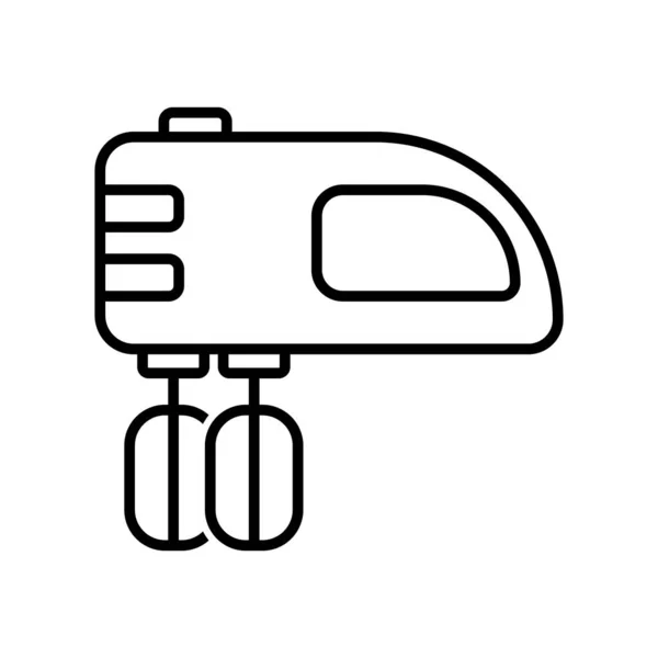 Mixer Ícone Vetor Ilustração Logotipo Design —  Vetores de Stock