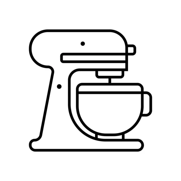 Icono Mezclador Vector Ilustración Logo Diseño — Vector de stock