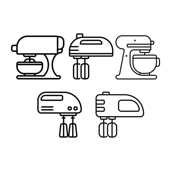 Mixer Icon Vector Illustration Logo Design — Stock Vector