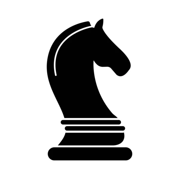 Шаховий Значок Векторна Ілюстрація Дизайн Логотипу — стоковий вектор