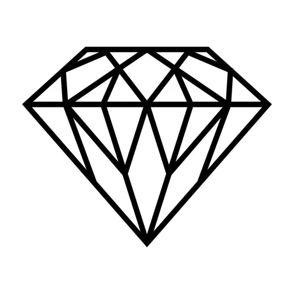 Návrh Loga Vektorového Ilustrace Diamantové Ikony — Stockový vektor