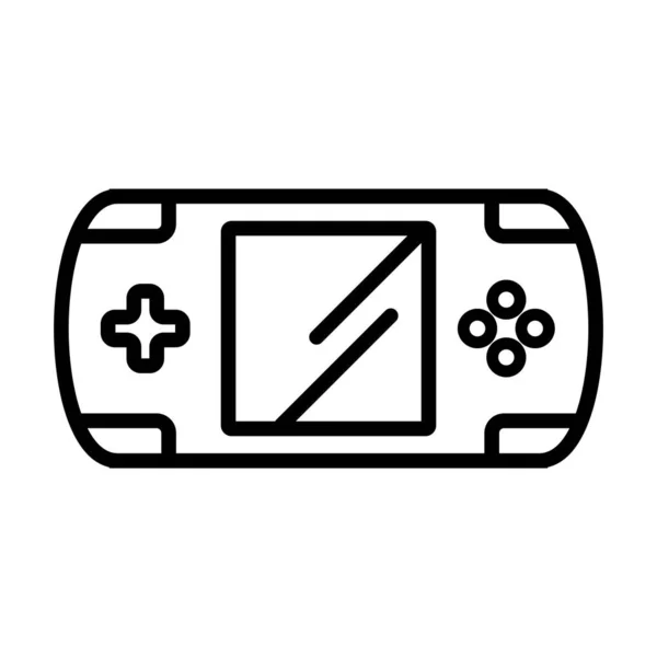 Icône Console Jeu Illsutration Logo Design — Image vectorielle