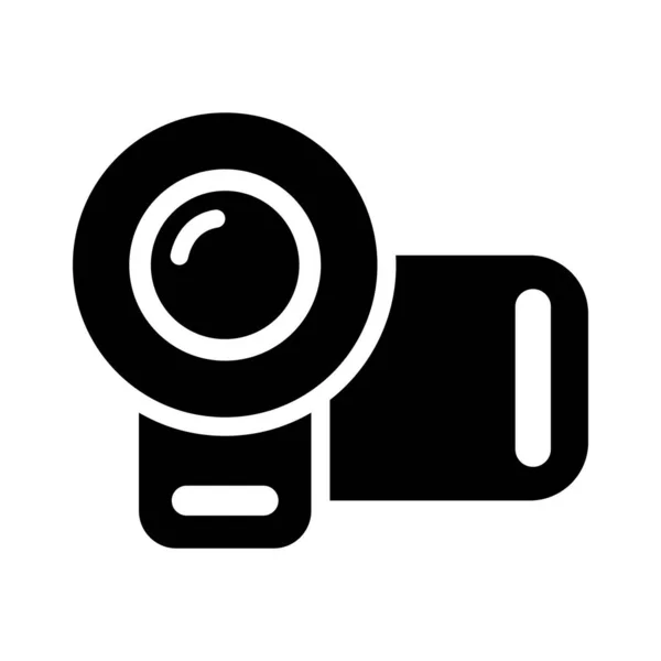 Handycam Icona Vettoriale Illustrazione Logo Design — Vettoriale Stock