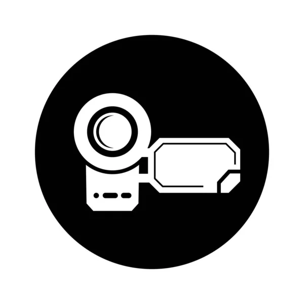 Handycam Icono Vector Ilustración Logo Diseño — Vector de stock