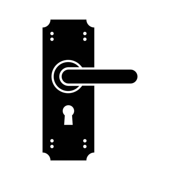 Klika Dveří Ikona Vektor Ilustrační Logo Deisgn — Stockový vektor