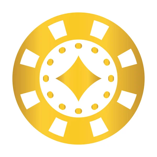 Kumarhane Yonga Simgesi Vektör Illüzyon Logosu Tasarımı — Stok Vektör