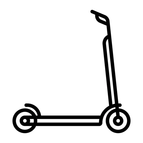 Scooter Icône Vectoriel Illustration Logo Deisgn — Image vectorielle