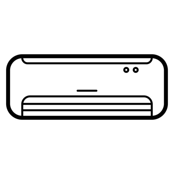 Climatisation Illustration Logo Design — Image vectorielle