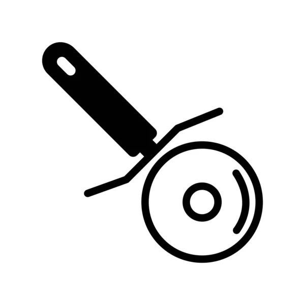 Affettatrice Icona Vettoriale Illustrazione Logo Deisgn — Vettoriale Stock