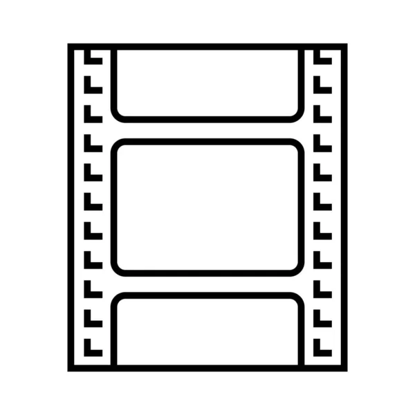 Дизайн Логотипа Векторной Иллюстрации Фильма — стоковый вектор