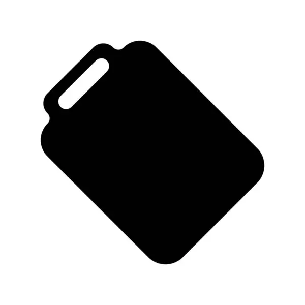 Corte Placa Ícone Vetor Ilustração Logotipo Design —  Vetores de Stock
