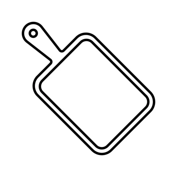 Cutting Board Icon Vector Illustration Logo Design — Stock Vector