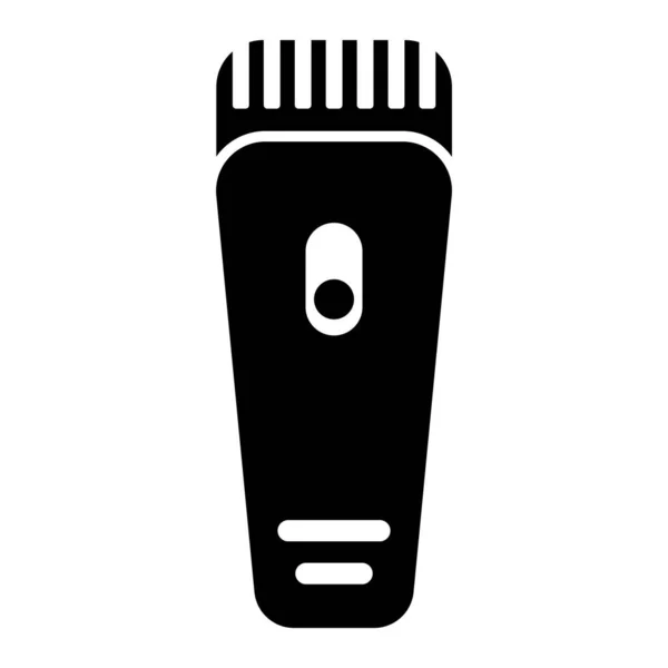 Schnurrbart Trimmer Symbol Vektor Illustration Logo Design — Stockvektor