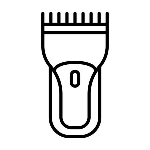 Baffi Trimmer Icona Vettoriale Illustrazione Logo Design — Vettoriale Stock