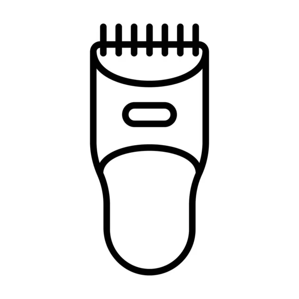 Mustache Trimmer Icon Vector Illustration Logo Design — Stock Vector