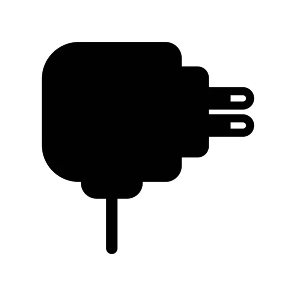 Téléphone Chargeur Icône Vectoriel Illustration Logo Deisgn — Image vectorielle