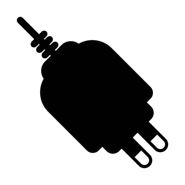 Teléfono Cargador Icono Vector Ilustración Logo Deisgn — Archivo Imágenes Vectoriales