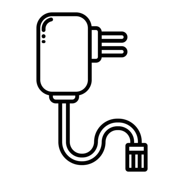 Téléphone Chargeur Icône Vectoriel Illustration Logo Deisgn — Image vectorielle