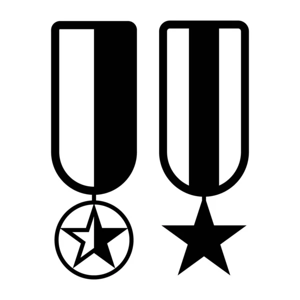 Icône Grade Militaire Vecteur Illustration Logo Design — Image vectorielle