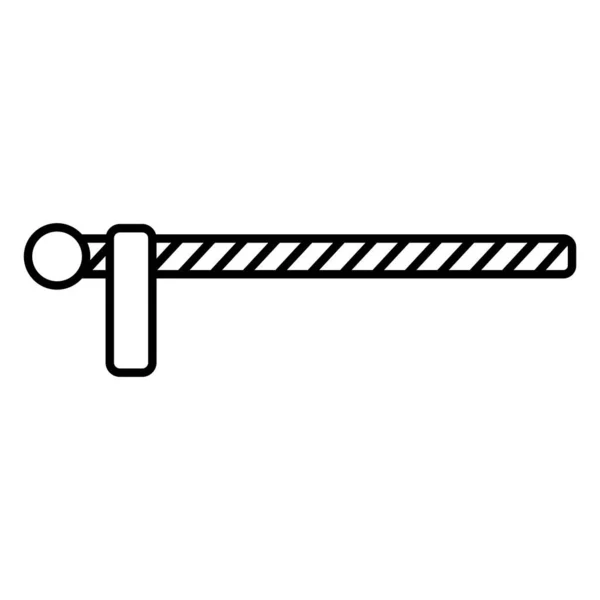 Ikona Bariéry Vektorové Ilustrační Logo Deisgn — Stockový vektor