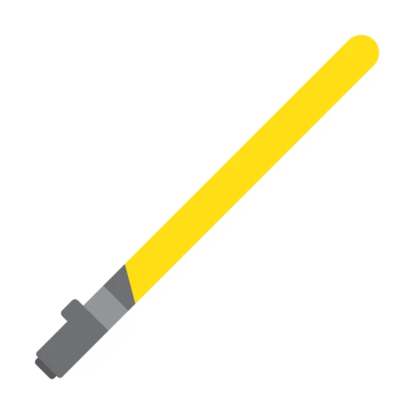 Lightsaber Icon Vector Illustration Logo Design — Stock Vector