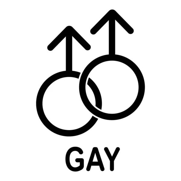 Дизайн Логотипа Векторной Иллюстрации Гендерными Символами — стоковый вектор