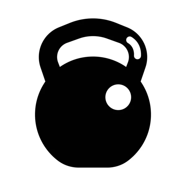 Kettlebell Symbol Vektor Illustratio Logo Design Vektorgrafiken