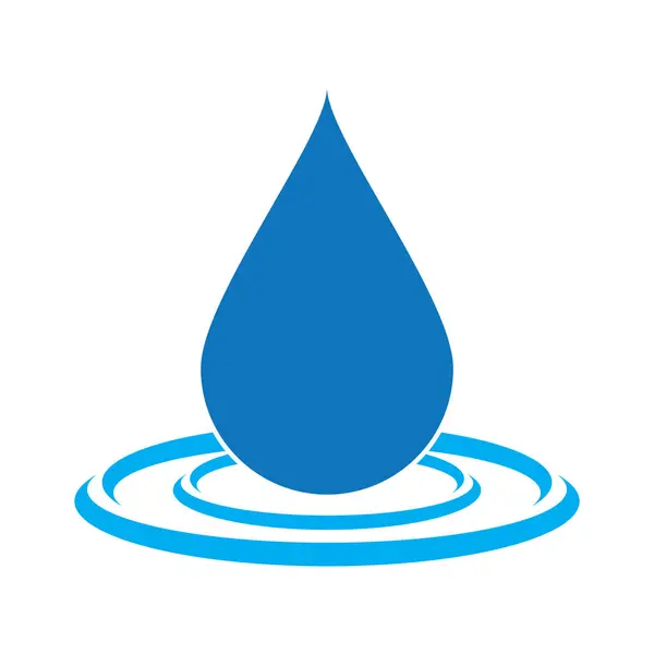 Water Drop Icon Vector Illustration Symbol Design lizenzfreie Stockvektoren