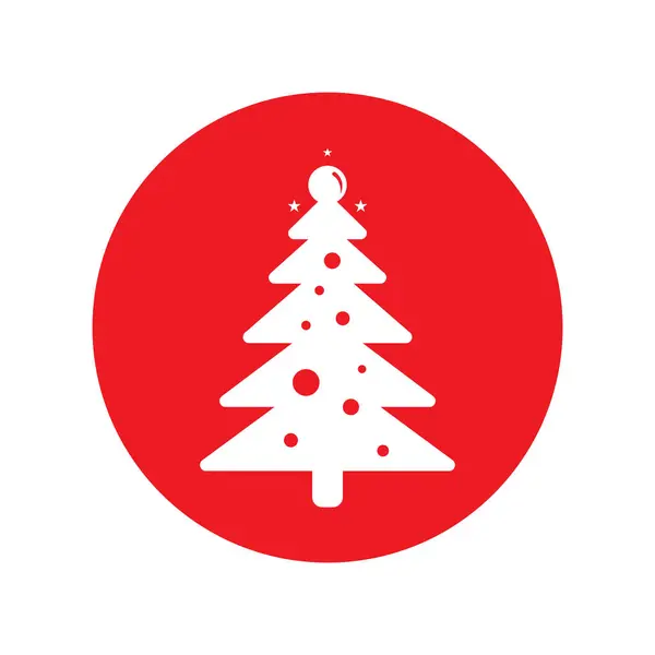 Weihnachtsbaum Symbol Vektor Illustration Symbol Design Stockillustration