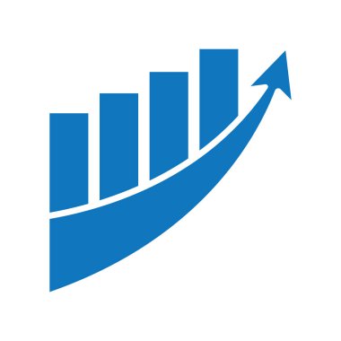 ticari finans simgesi vektör illüstrasyon logo tasarımı